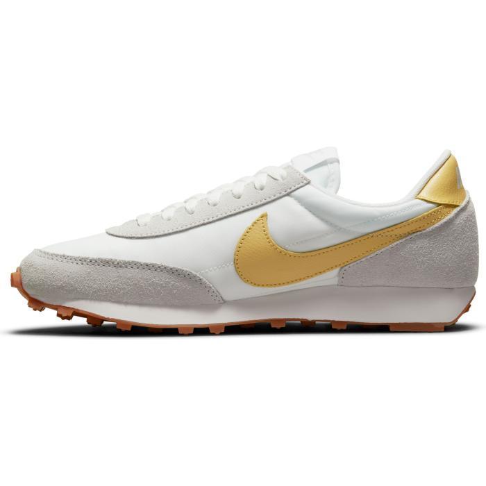 耐克(nike)女休闲鞋翻毛皮合成革面防滑耐磨缓震ck2351 wit/ivory 10