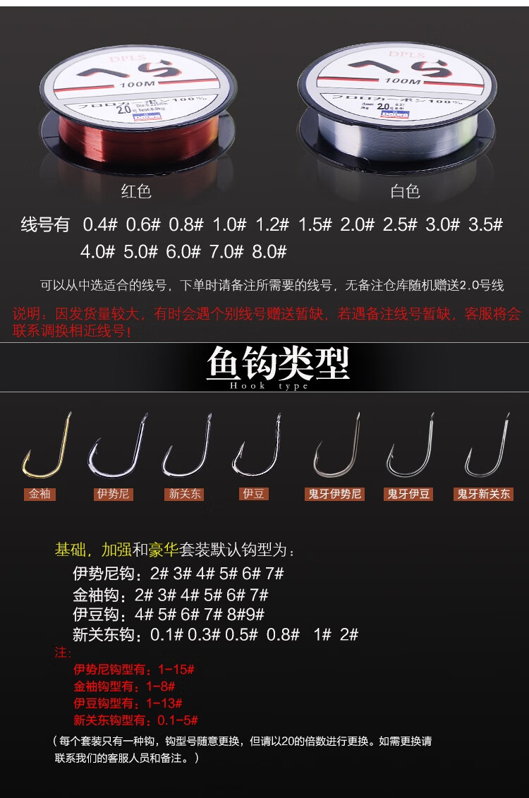 加强套(伊势尼) 鱼线2盘【图片 价格 品牌 报价】-京东