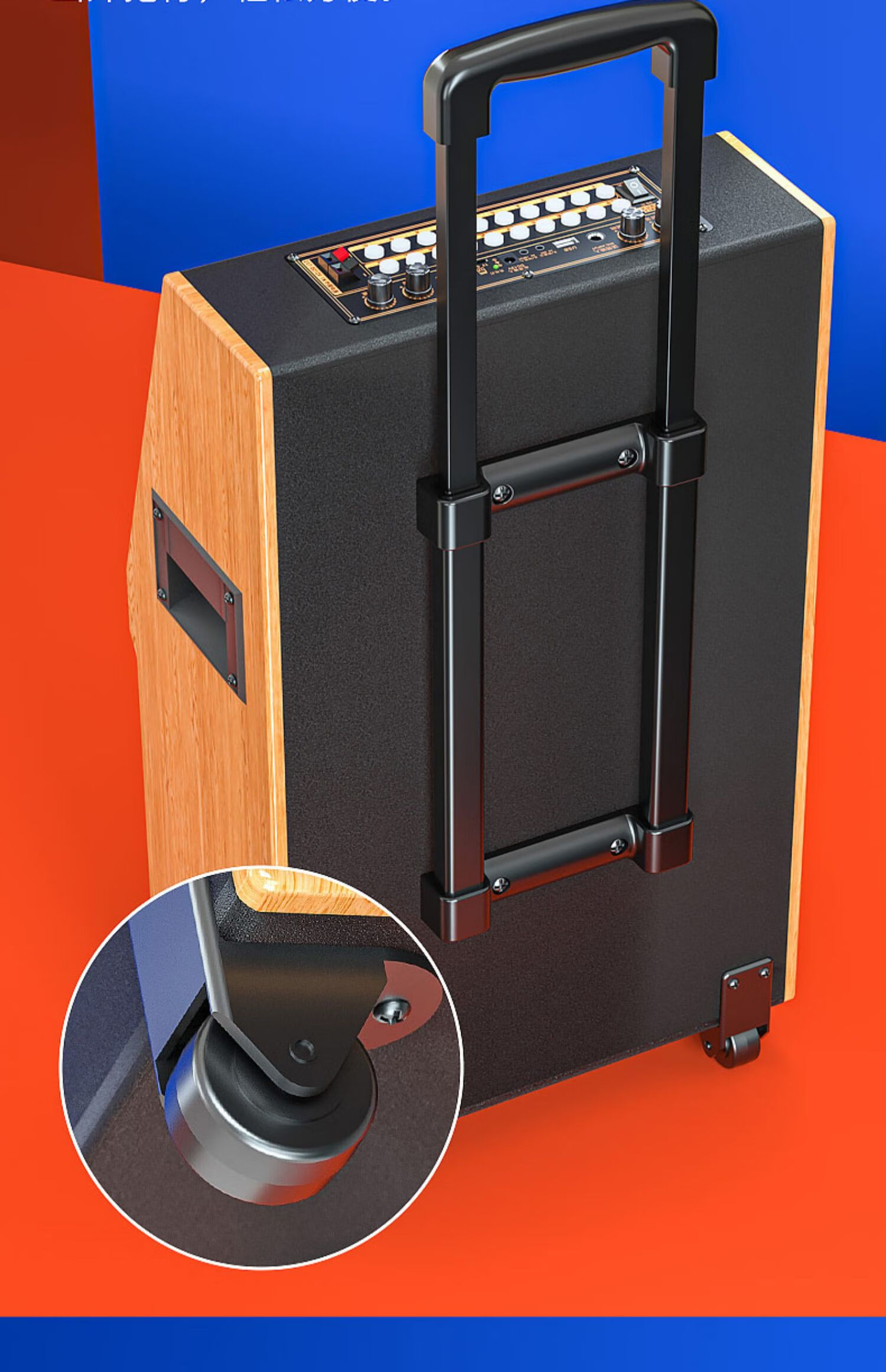 fghgfk广场舞音响带显示屏幕家用唱歌跳一体机户外跳舞视频音箱17吋