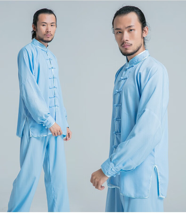 春秋季太极服 陈家沟同款太极服女男套装武术服长袖太极拳表演服演出