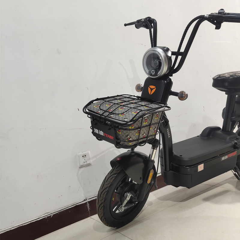 适用于适用雅迪小金喜q1 emi酷讯q2电动车前车筐内胆包防水防漏车篓内