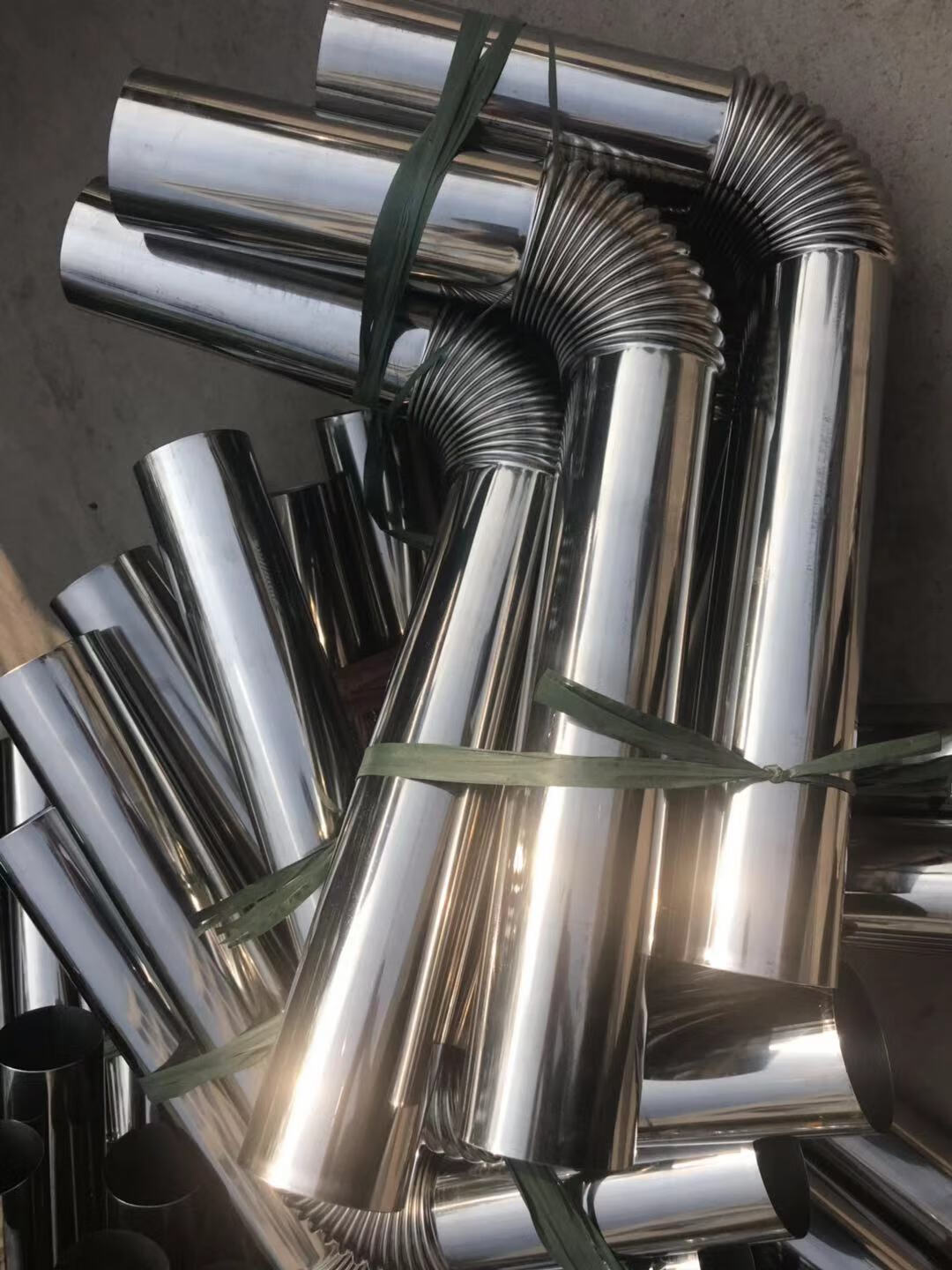 purixtar 烟囱大锅灶配件农村柴火灶专用不锈钢烟囱直管户外排烟管道