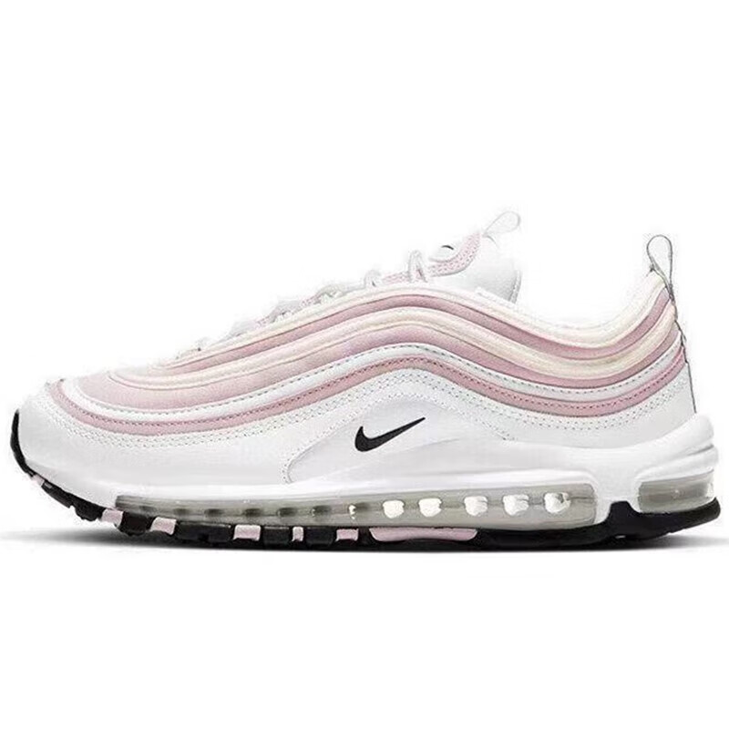 air max 97跑步鞋 白生胶 粉蛇皮 豹纹 米白 彩虹渐变921733 棕色/dx
