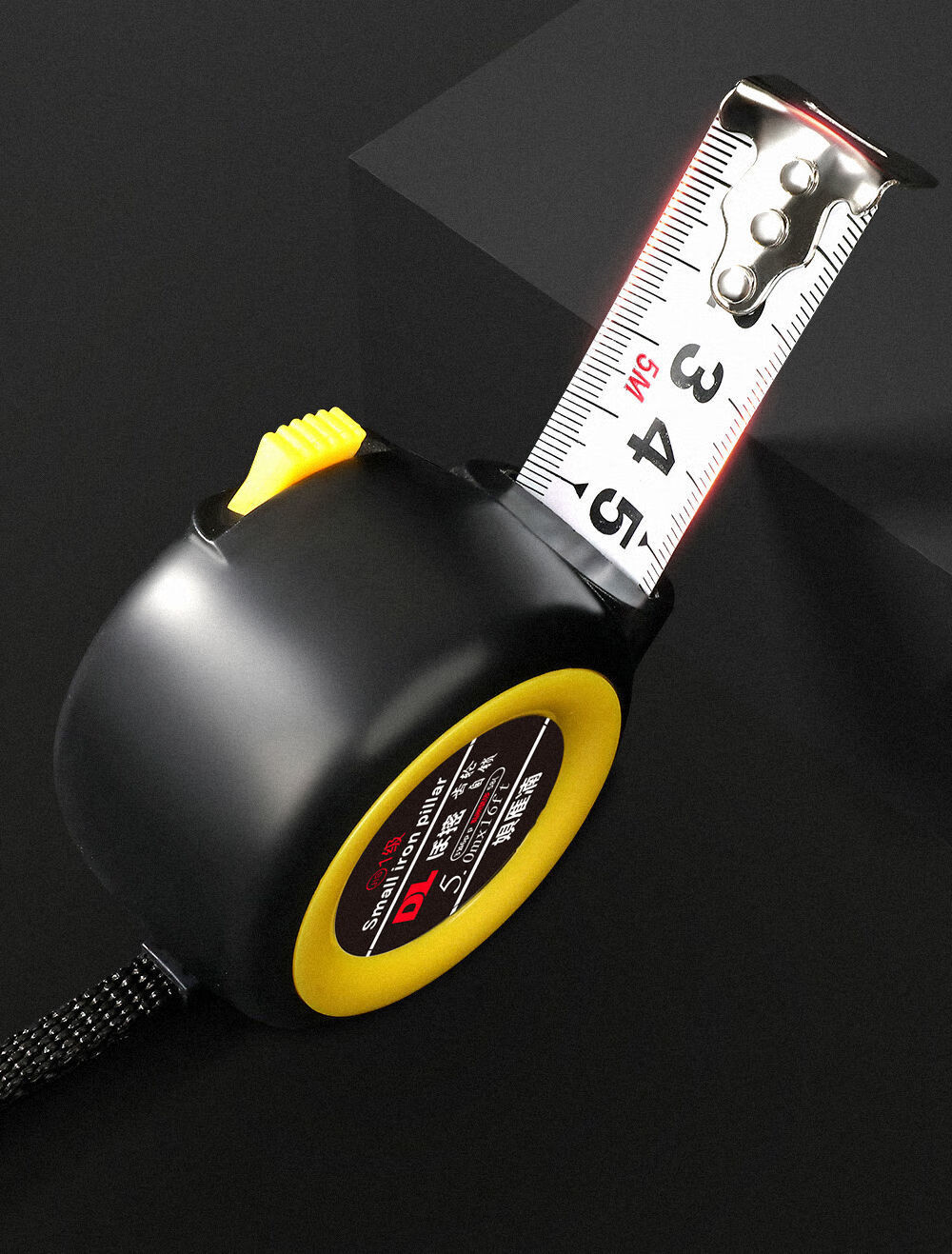 自锁加厚极小款耐摔防水高精度5米75米10米尺盒尺拉尺卷尺高耐磨10米