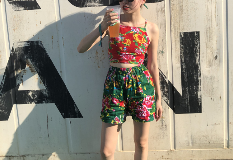 包开票隆京啸新品男士女士情侣短裤东北大花裤衩子休闲裤沙滩裤睡裤夏