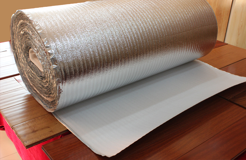 地板防潮膜装修保护膜木地板 地板垫地板铝膜 1mm白膜50平方整卷