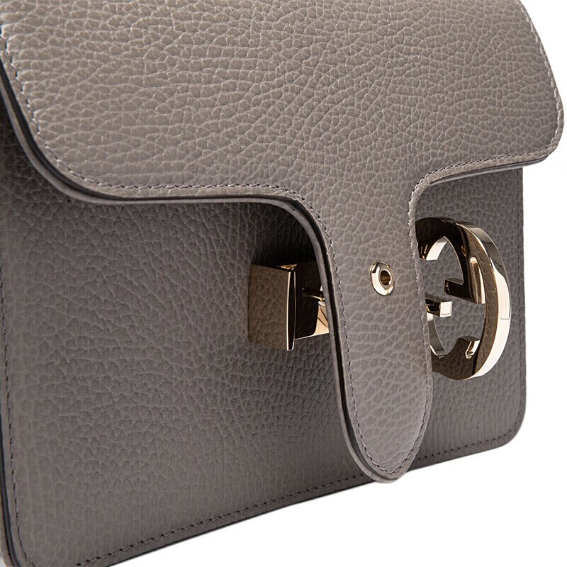 gucci古驰女包奢侈品女士荔枝纹小方包单肩斜挎链条包风琴包红色