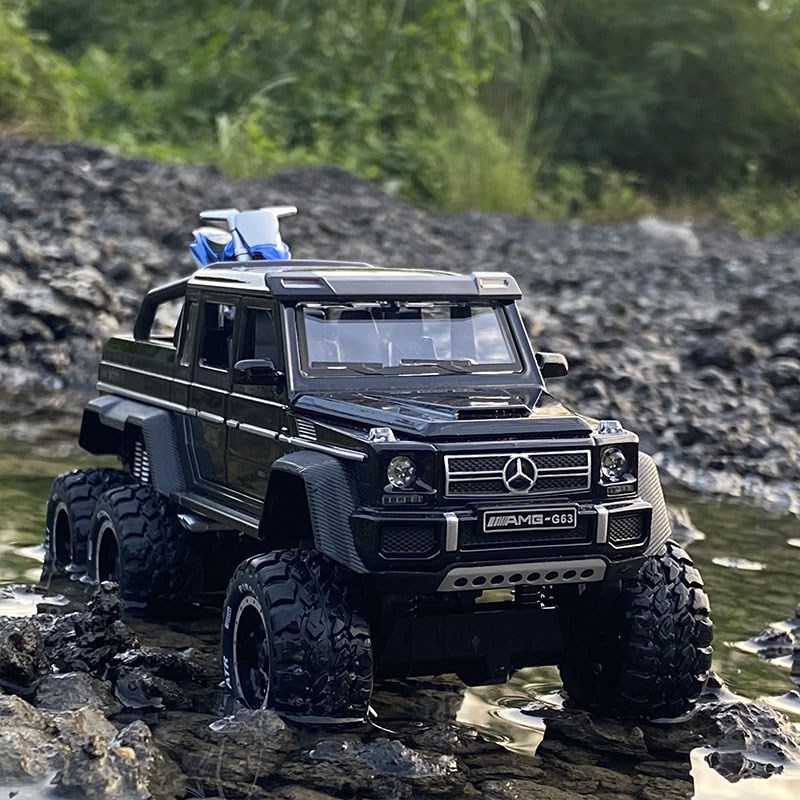 奔驰车模大g原厂 奔驰g63汽车模型6x6越野车吉普车合金大号仿真儿童