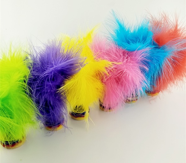 软毛毽子 儿童毽子幼儿园儿童小学生手工彩色羽毛花毽健身牛筋底踺键