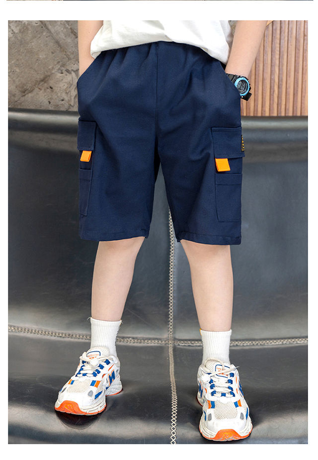 儿童运动短裤男童夏季薄款中大童青少年外穿休闲裤男孩跑步裤子初高