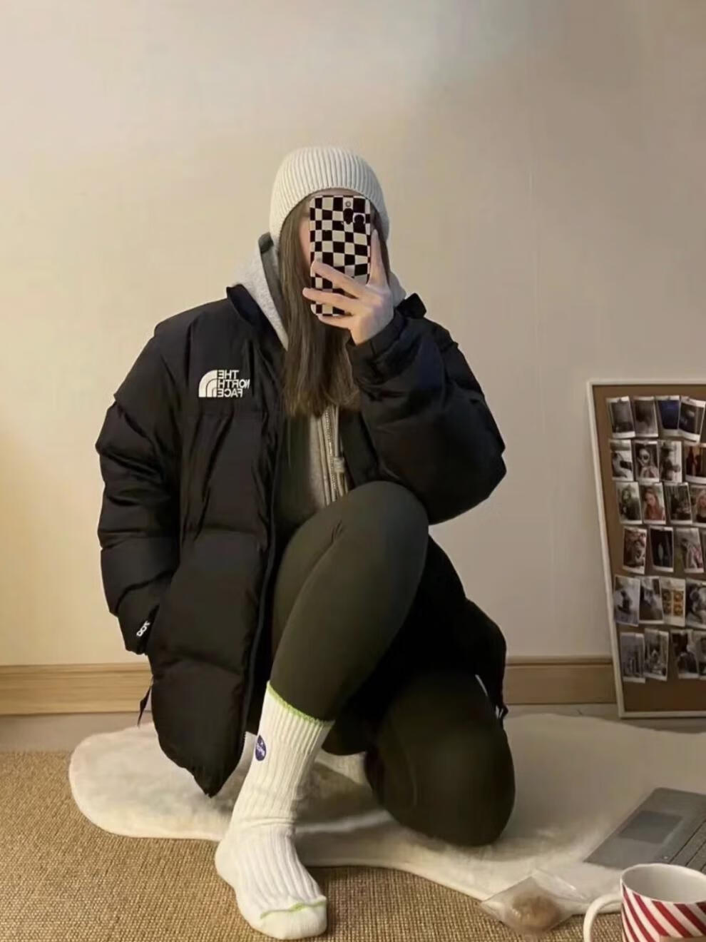 美版the north face北面服 1996服男女款tnf冬季户外保暖外套官方旗舰