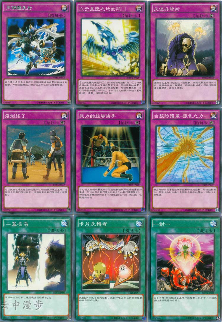 不动游星卡组一 81张(卡背有字)请注意:以下图片