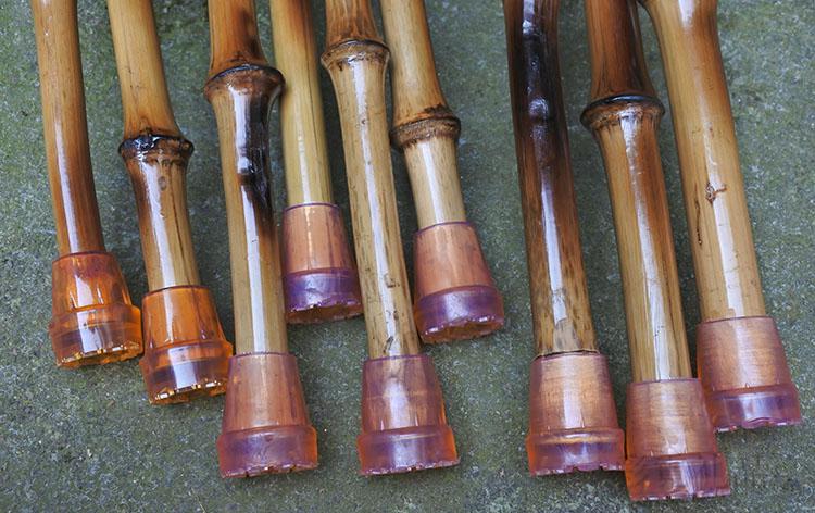 筇竹拐杖实用轻巧老年手杖纯手工竹制超轻登山杖送老人礼物筇杖细款80