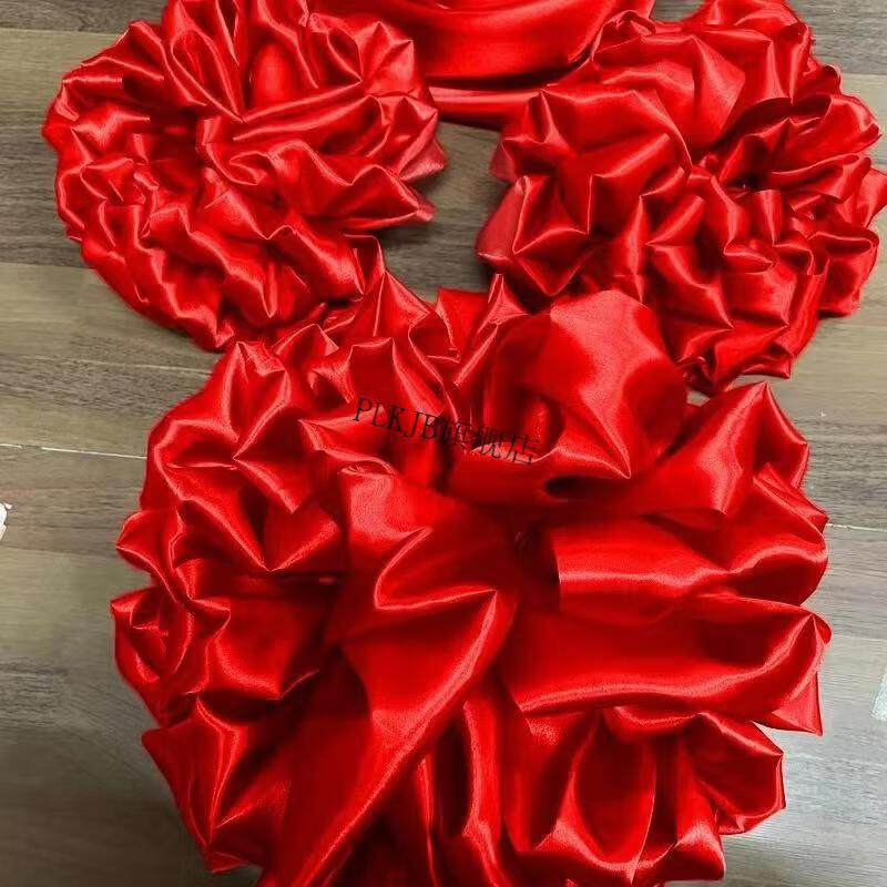 红花绶带 大红花球新房大门红绸布花乔迁新居入伙挂门大红花结婚婚房