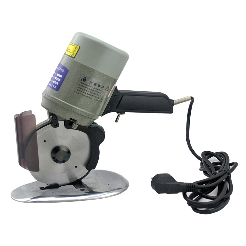 yj125乐江电剪刀圆刀裁剪机裁布切布割布机自动磨刀服装电剪刀手持式