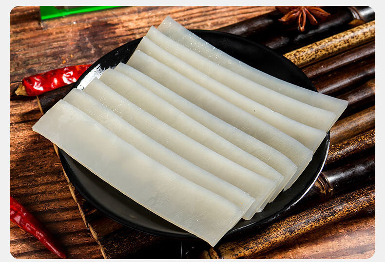 苕皮烧烤鲜苕皮重庆四川特产火锅凉拌纯红薯宽粉皮粉条140g*1袋 140g