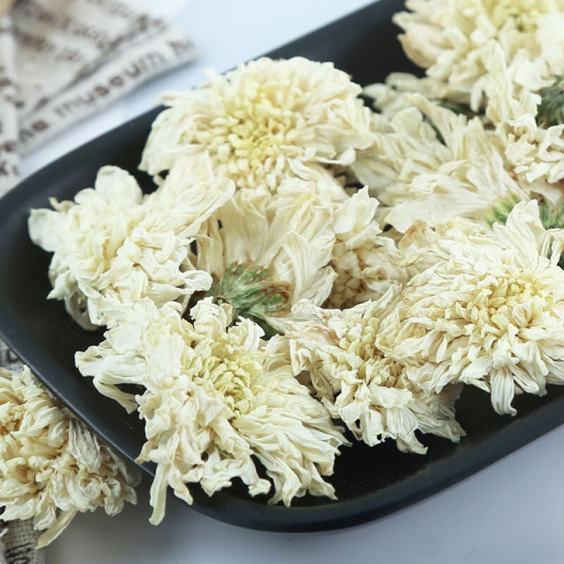 黄山白菊花茶散装新货泡水喝的七月菊苦菊花茶非黄