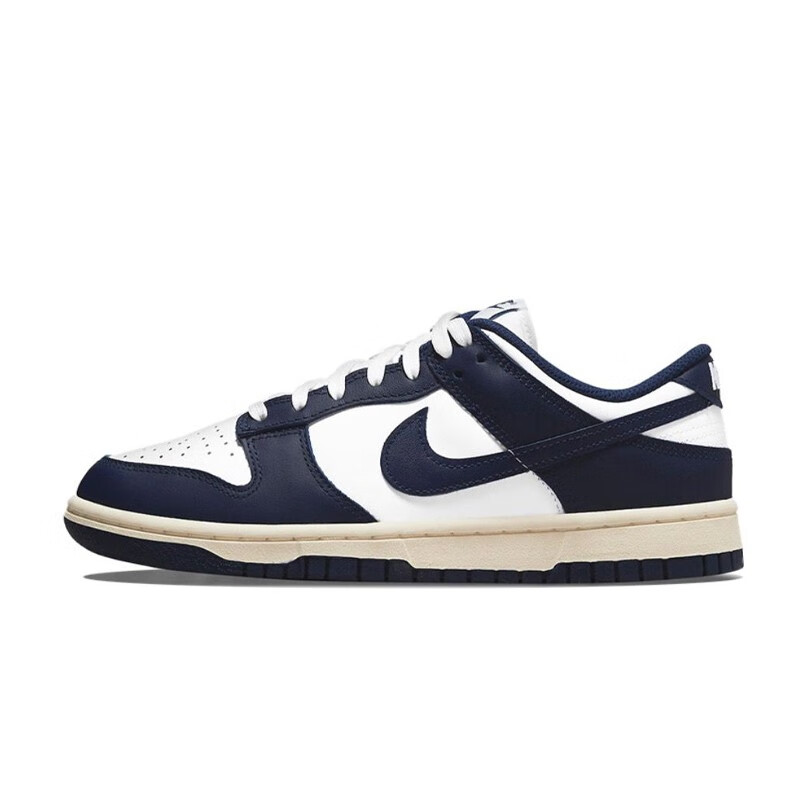 耐克(nike)dunk low 海军蓝 做旧 复古休闲板鞋 dd1503-115 dd1503