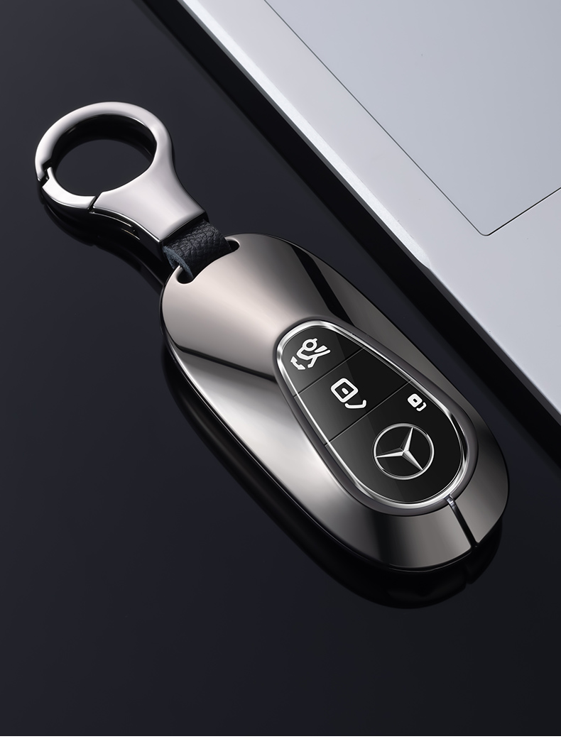 适用于奔驰22款新c级钥匙套c200l扣c260l男s级s400l包s450l金属钥匙套