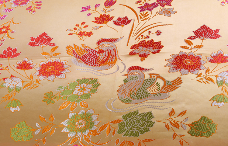 杭州老式丝绸被套杭州丝绸织锦缎婚庆被套软锻被面绸锻被罩结婚喜被龙