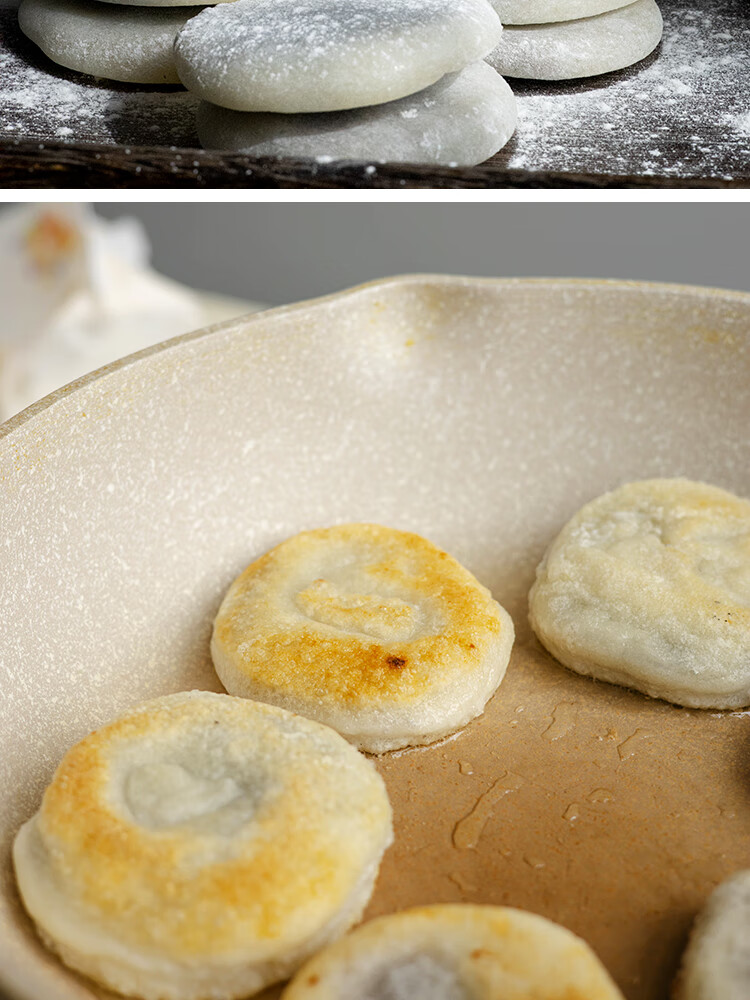 浙江特产传统糕点心手工包馅麻糍红糖烤糍粑软糯米滋早餐食品盒装黑