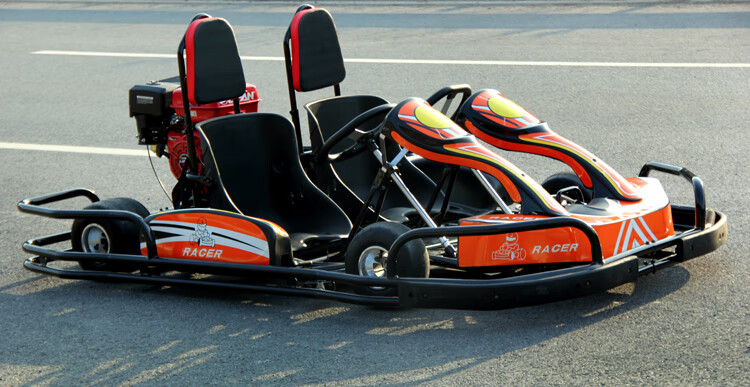 卡丁车儿童双人2022新款卡丁车4轮电动儿童成人竞技四轮漂移车汽油