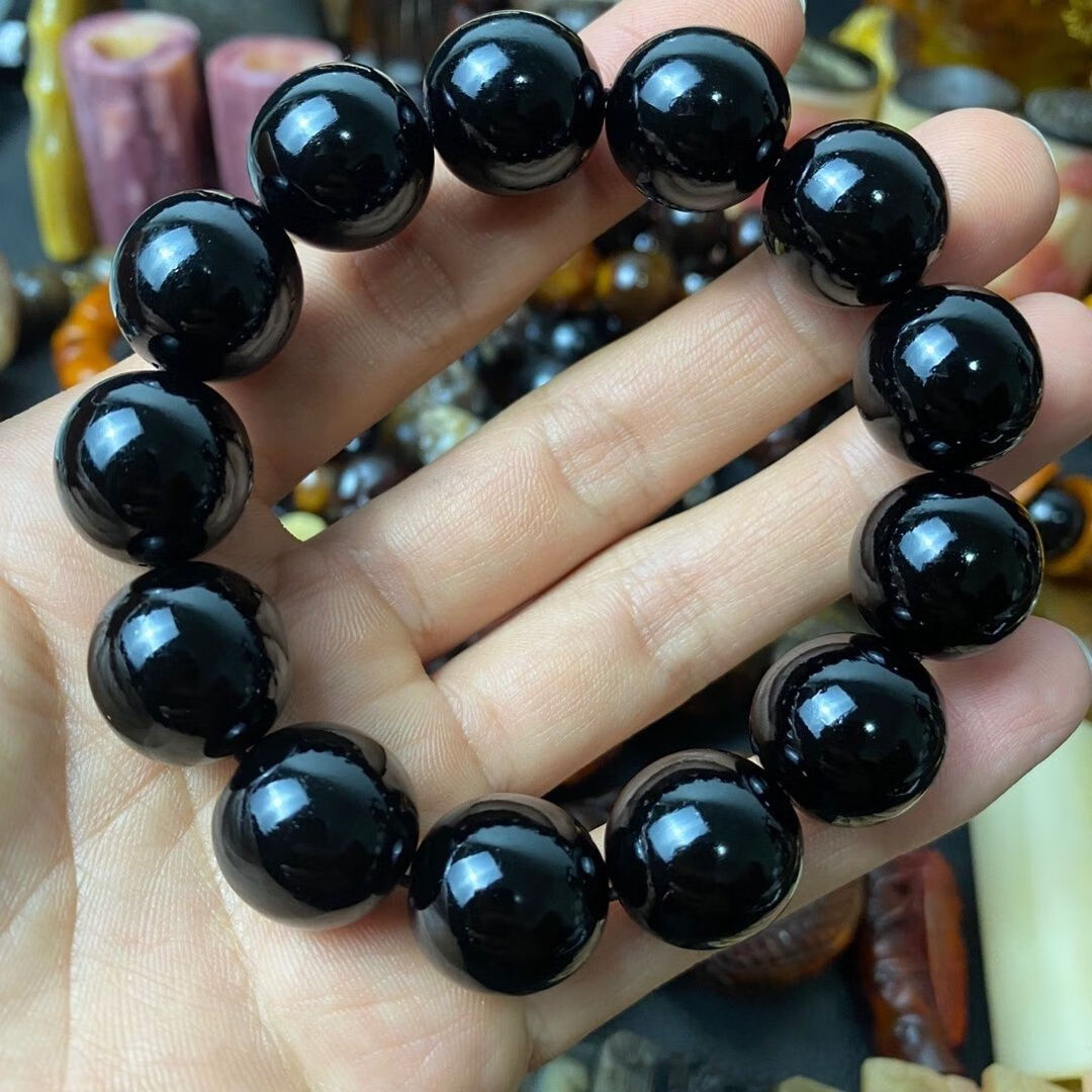 牛角黑牛角手串保真牛角男士佛珠女士手链饰品配饰 10毫米【图片 价格