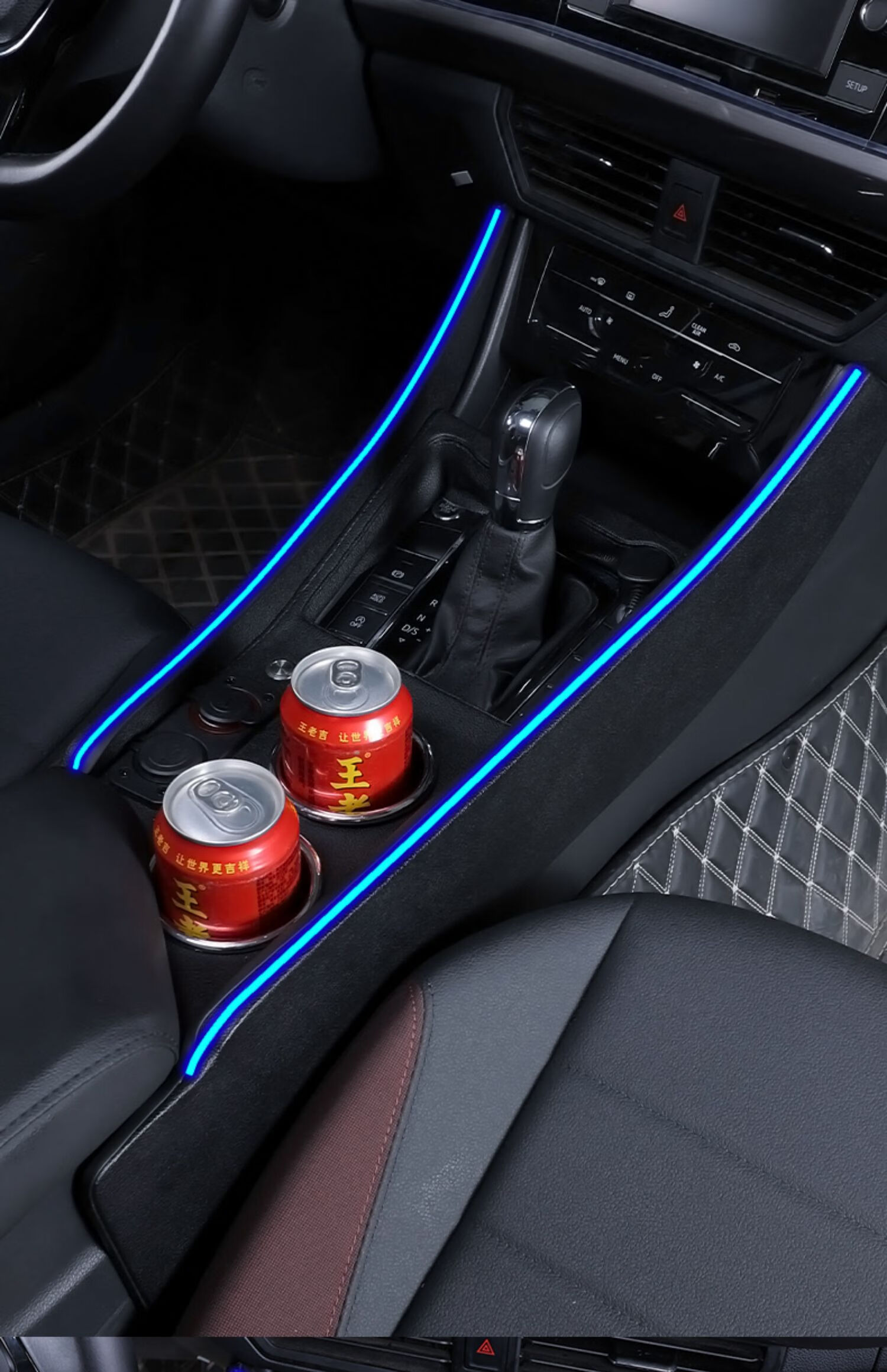 适用于yingpan大众朗逸扶手箱改装专用蔚领中央通道13-21款朗逸plus