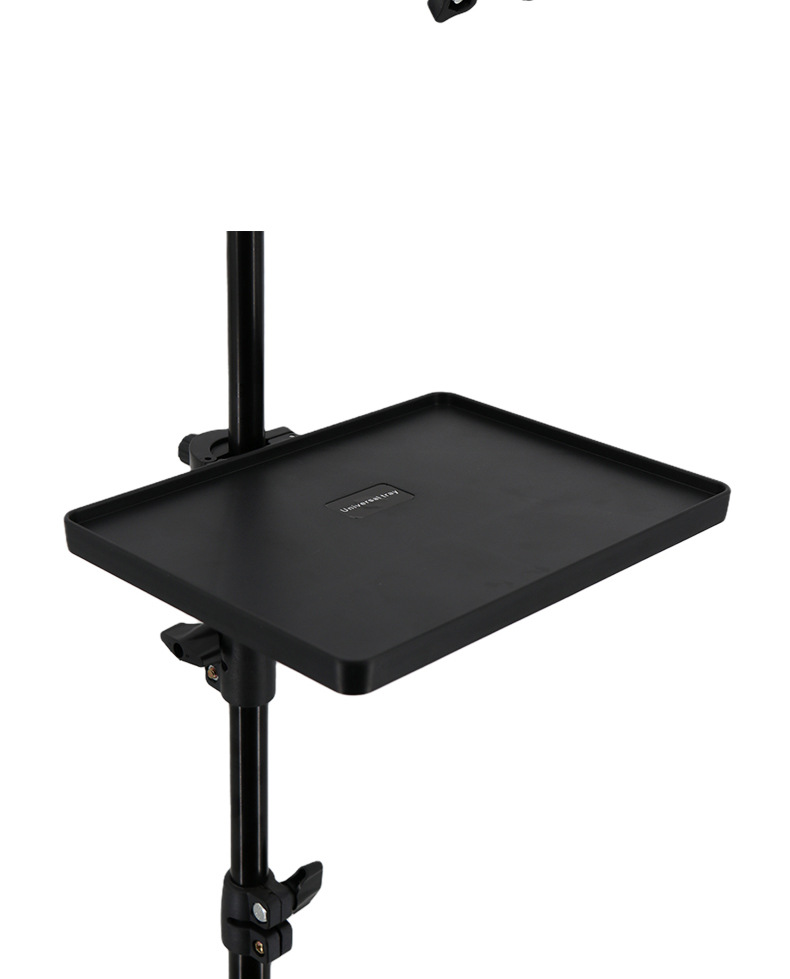 乐廷(rolton)直播声卡托盘主播三脚架多功能卡扣式配件k歌落地支架