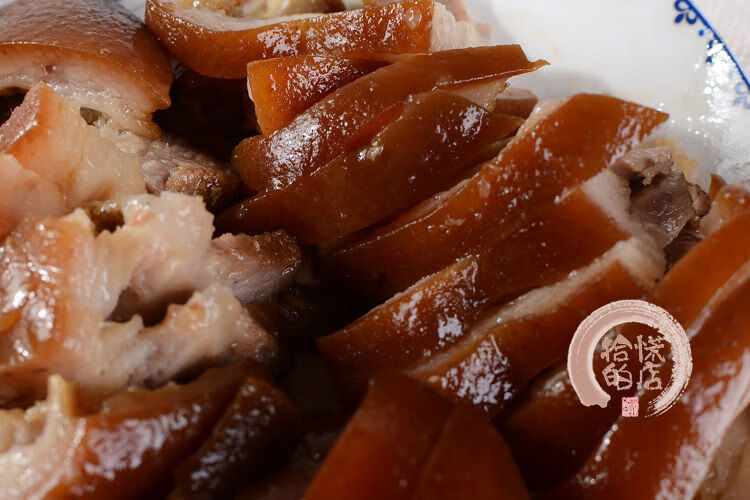 潮汕特产卤水猪肘惠来隆江猪脚无骨猪蹄去骨猪手半斤装中通