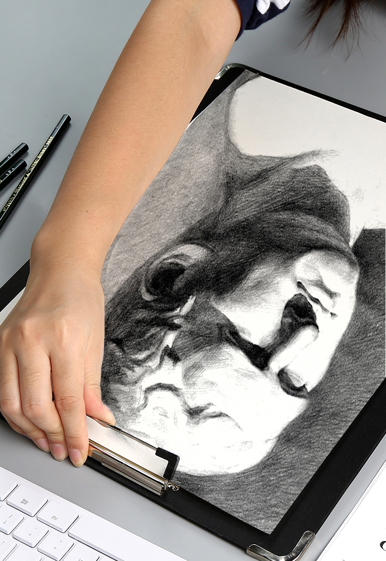 4k布纹速写夹8k套装木质画画板夹板素描写生a4画夹速写板美术生小学生