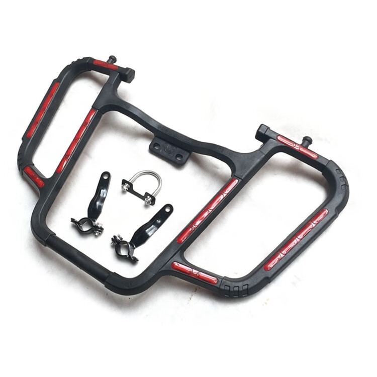 125摩托车配件前保险杠加厚加重防护架改装车通用男式蝴蝶杠支架 保险