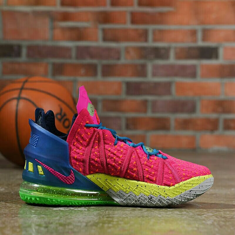 【官方旗舰】詹姆斯18代篮球鞋中国玉黑紫高帮耐磨防滑减震透气运动