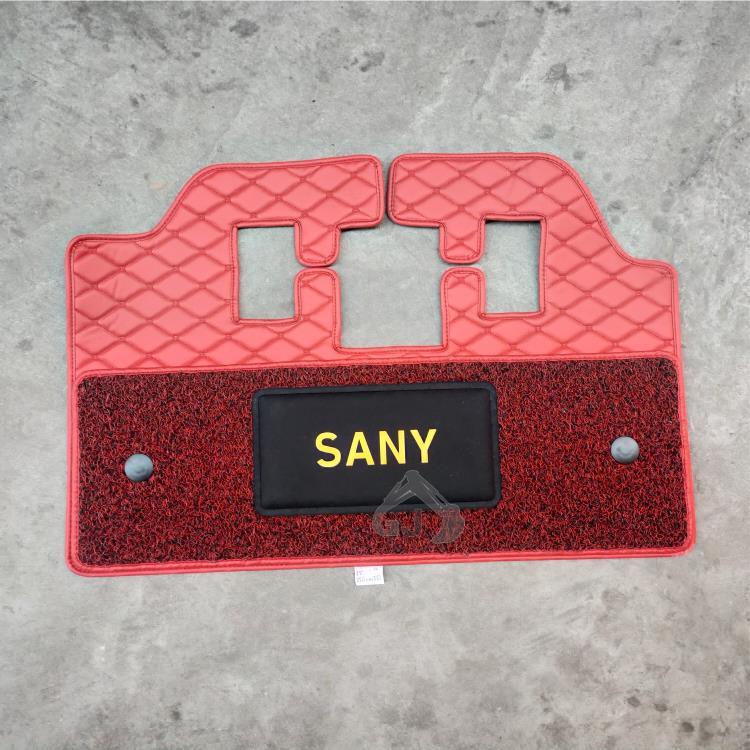 挖机脚垫三一55/60-9 75-9 215-9 365h 挖掘机脚垫 驾驶室地板胶 双层