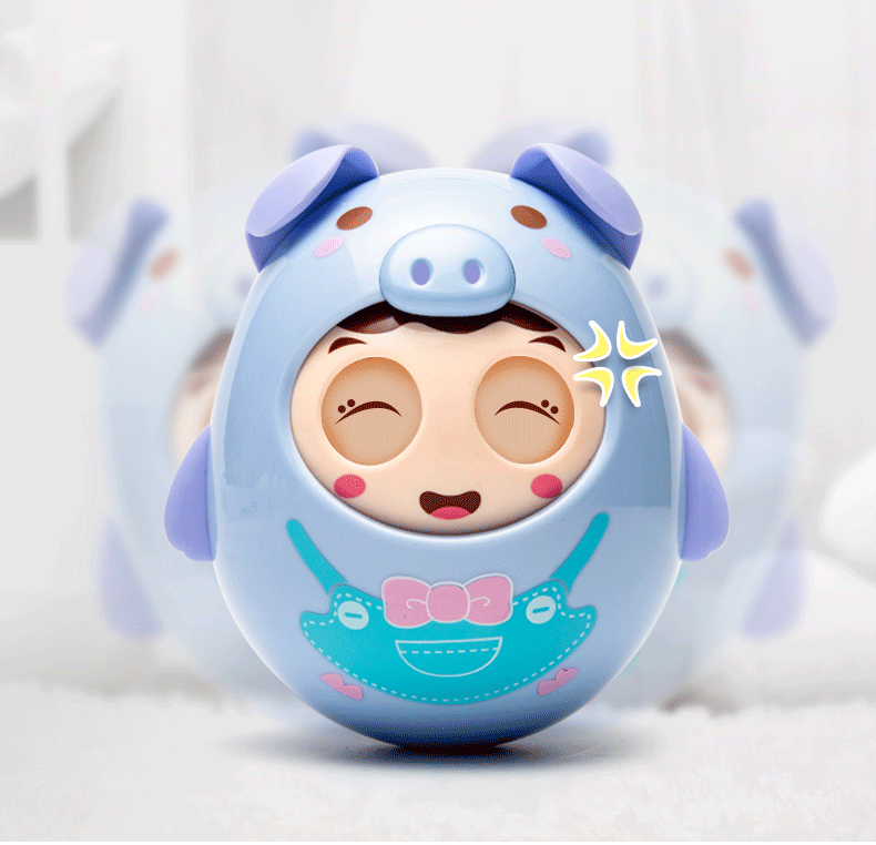 育儿宝婴儿玩具不倒翁06个月半岁宝宝01岁儿童小孩幼儿一岁四八个月