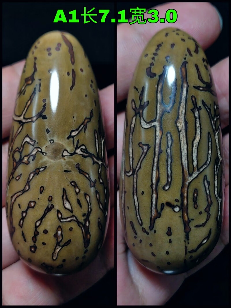 小米星千眼菩提千眼菩提大果一物一图绿果白果清果雕刻镶嵌精品手把件