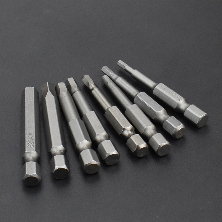 英制内六角风批咀s2六方电批头14柄磁性六角螺丝刀起子头改锥旋具头