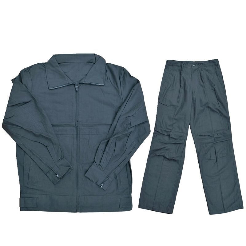 地勤夏工作服户外耐磨透气劳保工装工地务农务工夹克式 套装 165/92