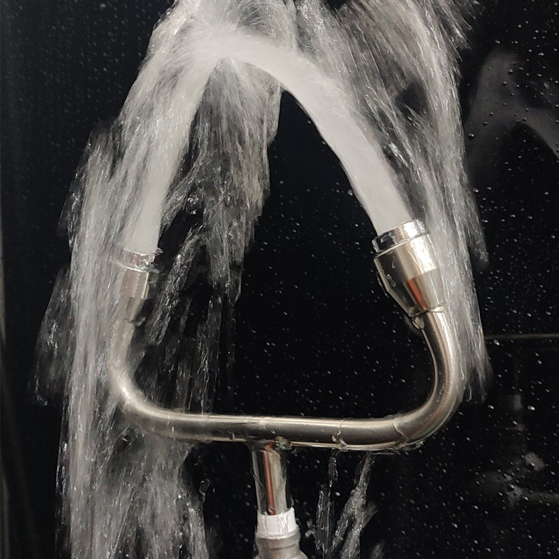 百德莱验厂不锈钢洗眼器喷头过滤网配件双口洗眼器防尘盖帽喷头盖洗眼