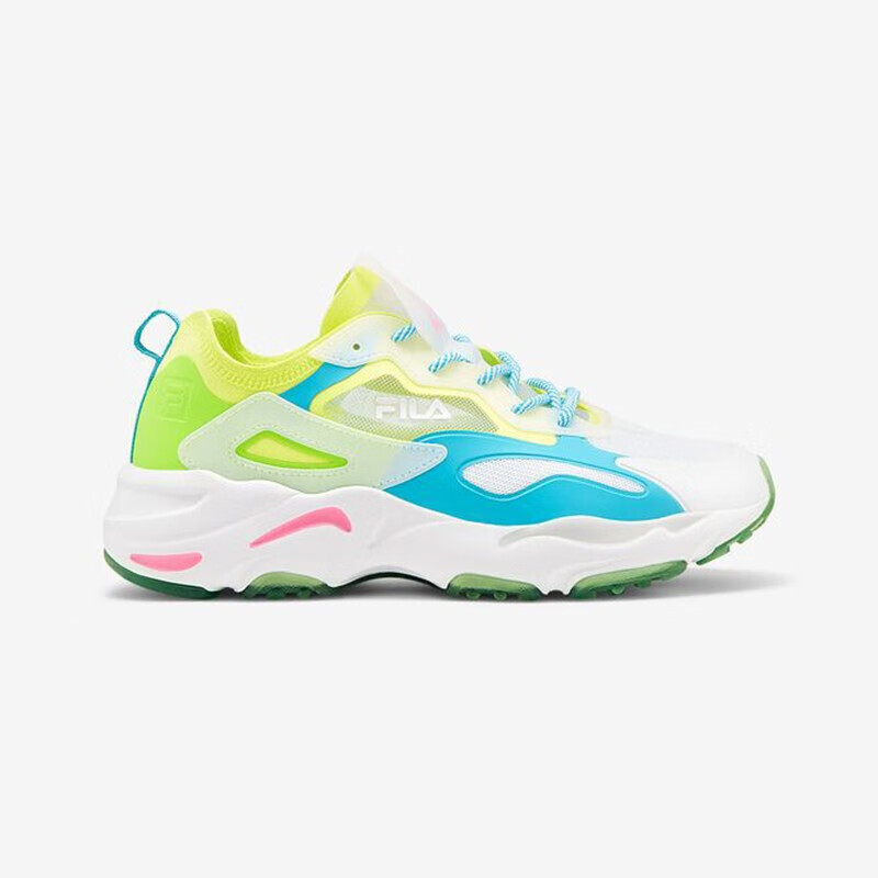 fila 斐乐 ray tracer织物透气缓震防滑女士休闲运动鞋 白色/156