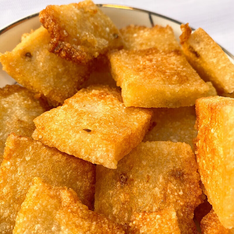 四川广安重庆特产香麻糯米糍粑块花椒盐味油炸早餐咸味糍粑块 4袋1斤