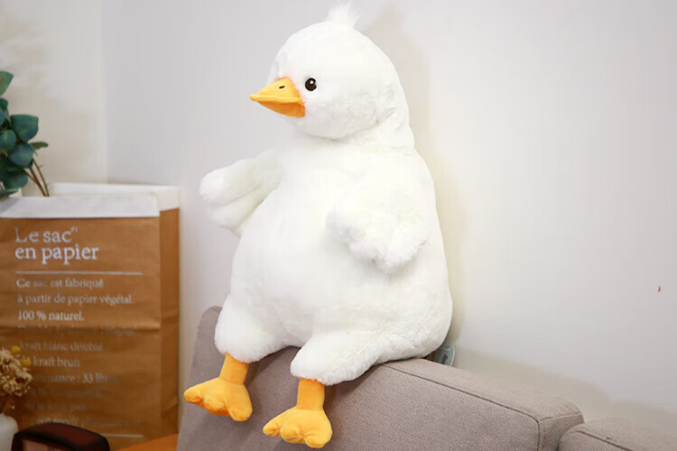 澜郜迪士尼(disney)呆呆鸭躺平鸭玩偶大白鹅抱枕抱睡沙发鸭子毛绒公仔