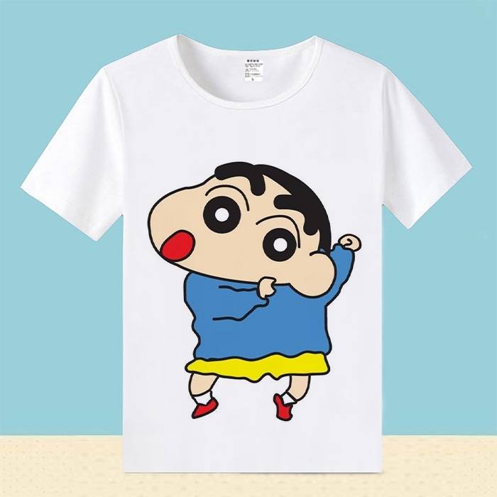 小新短袖情侣装夏韩版卡通t恤男女学生短袖t恤上衣服 13 s