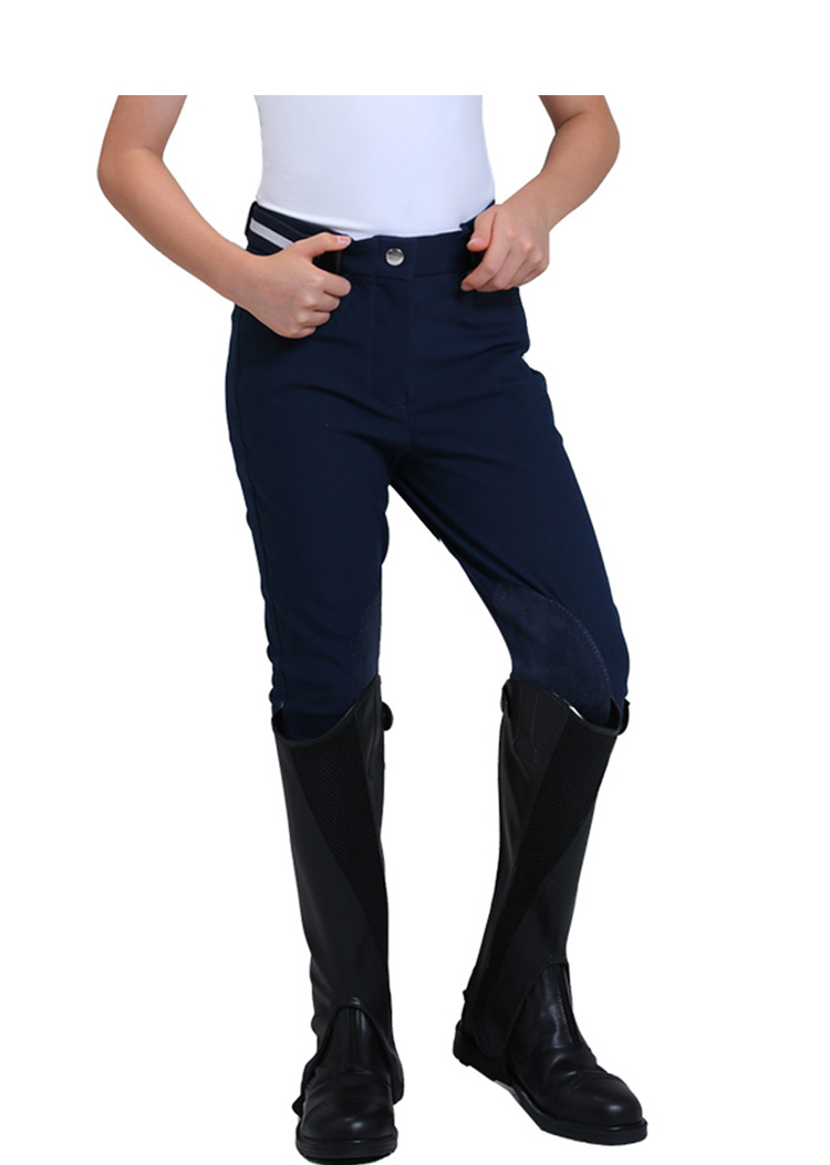 马术儿童马裤马术骑马裤子训练比赛装备舒适耐磨四季骑士服装超弹 gg