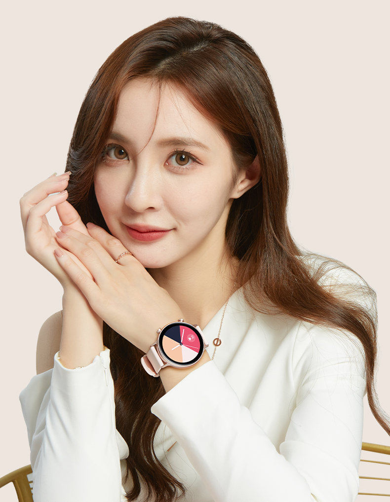 筱岙华为手机通用智能手表测血压心率监测离线支付消息提醒多功能运动