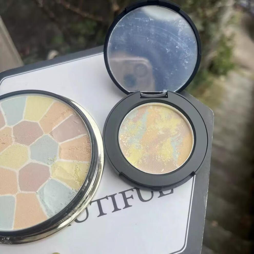 控油磨皮 e大饼 elegance雅莉格丝欢颜蜜粉饼试用装 压盘分装小样 3号