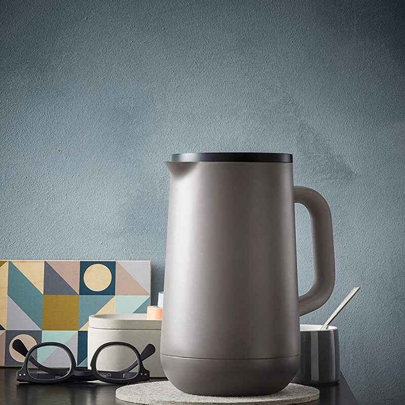 福腾宝(wmf)保温壶家用热水瓶开水壶暖壶 impulse 棕色 按压开盖 矮款