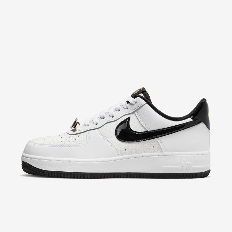 耐克nike男鞋air force 1 low空军一号af1白黑金扣低帮休闲板鞋 dr