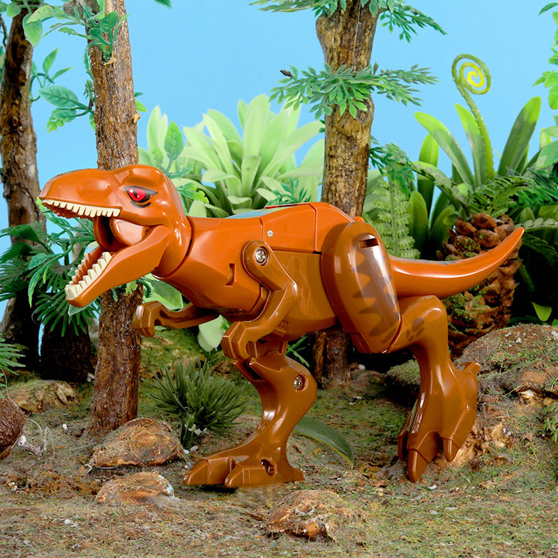 变形恐龙玩具金刚霸王龙机器人机甲模型下蛋套装暴龙儿童男孩大号变形