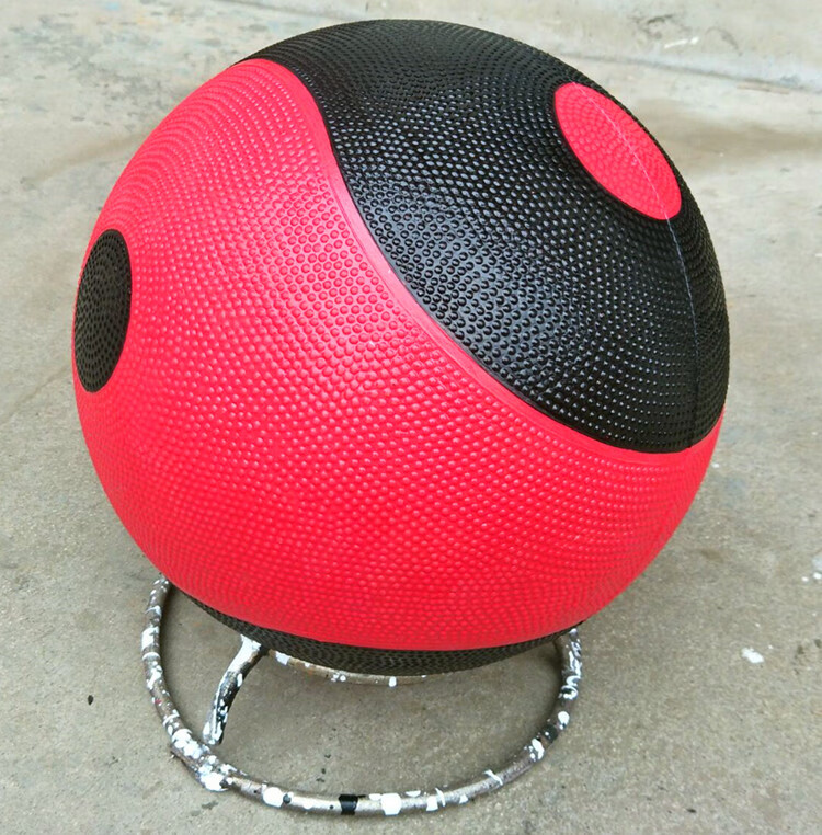 橡胶八卦太极球健身球揉推球柔力球晨练太极球行功太极球八卦球 黑红